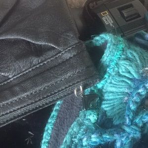Upcycled Pleated Vegan Leather Clutch